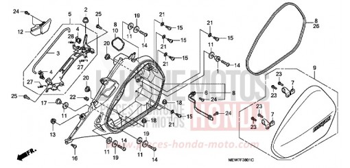 L. SADDLEBAG NT700VA7 de 2007